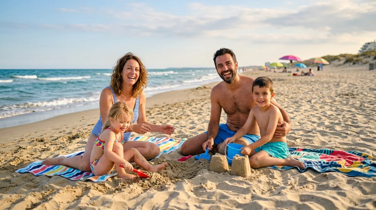 Quelle plage bohème familiale choisir à La Grande Motte