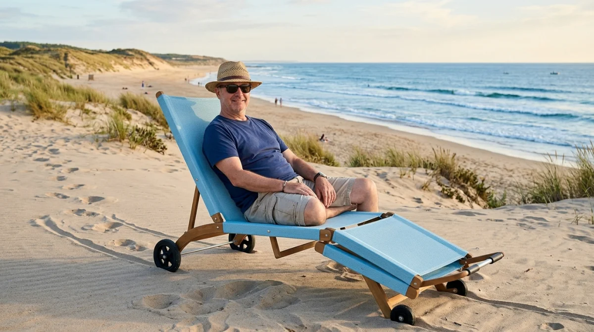 Choisir un transat de plage avec ombre pour un accès direct