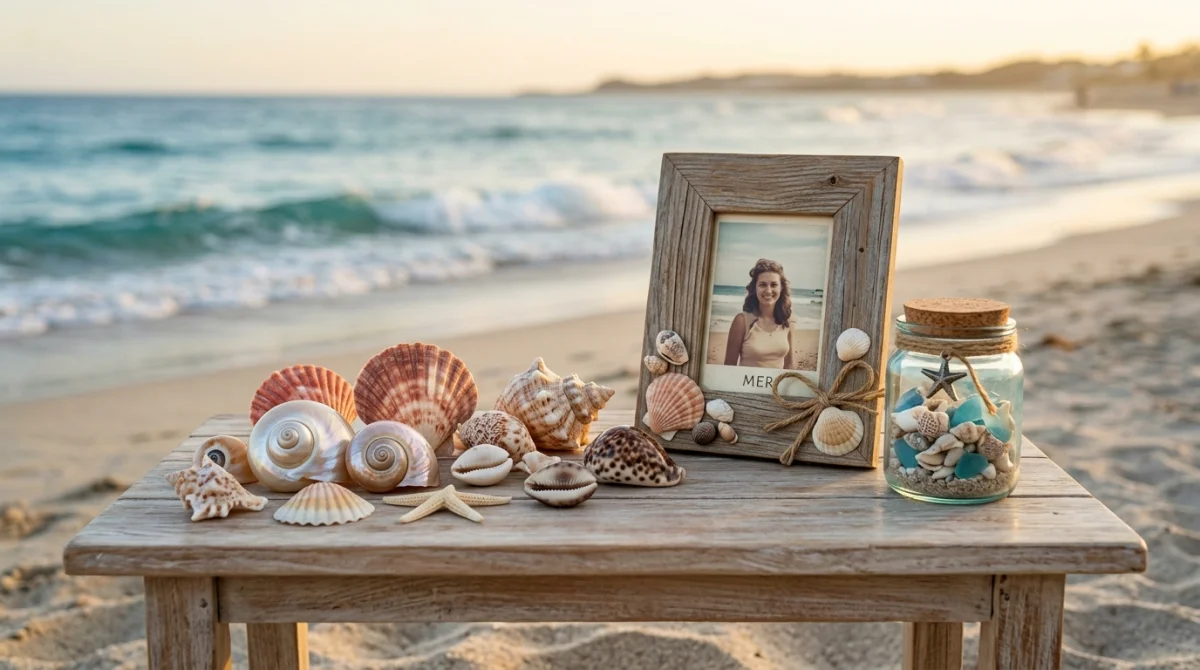 que faire avec des coquillages ramassés sur la plage