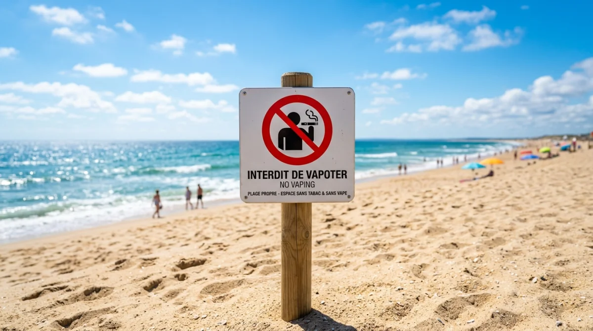 peut on vapoter sur la plage